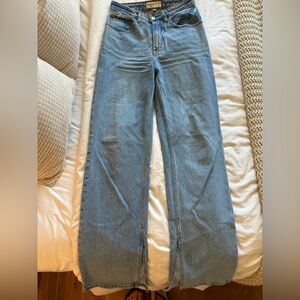Abercrombie & Fitch Curve Love High Rise 90s Relaxed Jeans, Size 26 Long